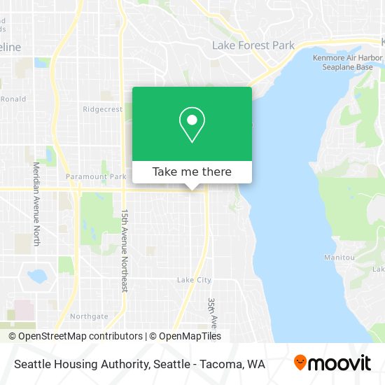 Seattle Housing Authority map