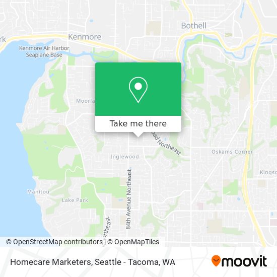 Homecare Marketers map