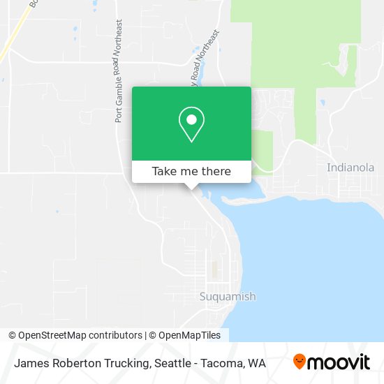 James Roberton Trucking map