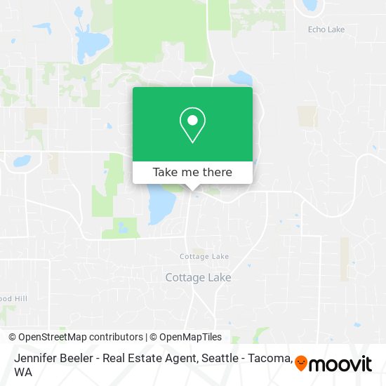 Jennifer Beeler - Real Estate Agent map