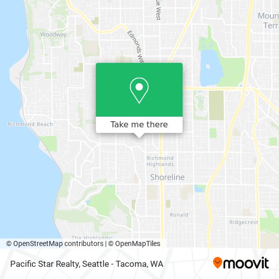 Pacific Star Realty map