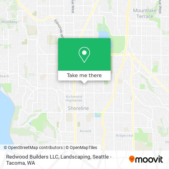 Redwood Builders LLC, Landscaping map