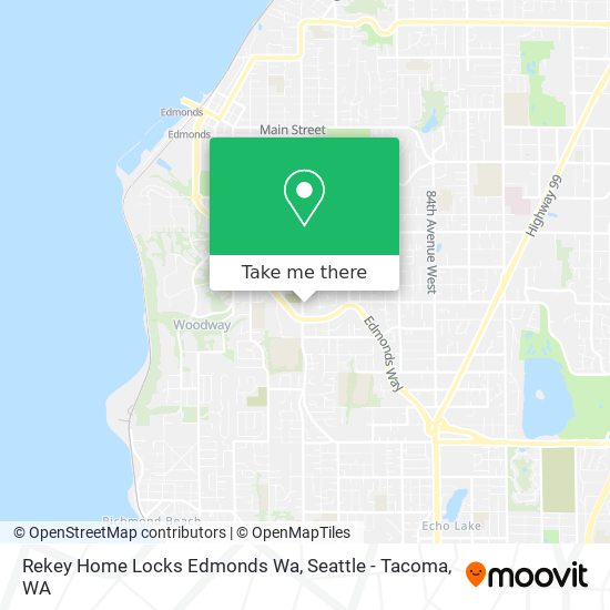 Mapa de Rekey Home Locks Edmonds Wa