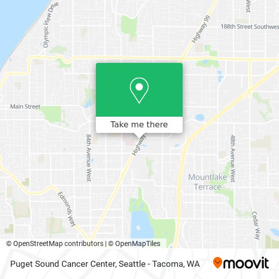 Puget Sound Cancer Center map