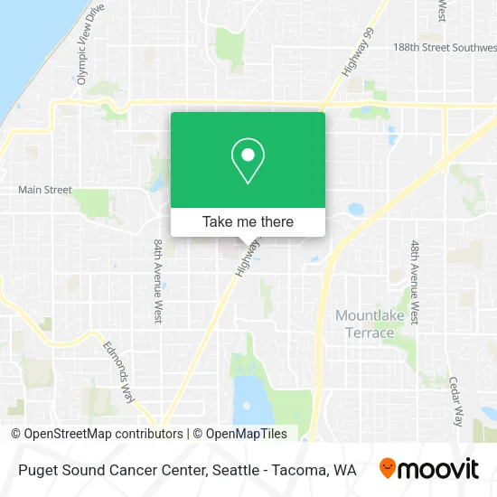 Mapa de Puget Sound Cancer Center