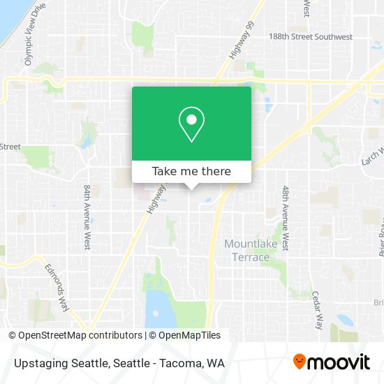 Mapa de Upstaging Seattle