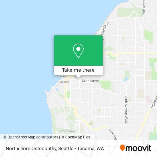 Northshore Osteopathy map