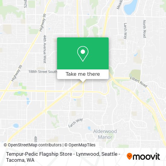 Tempur-Pedic Flagship Store - Lynnwood map