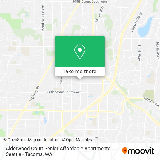 Alderwood Court Senior Affordable Apartments map