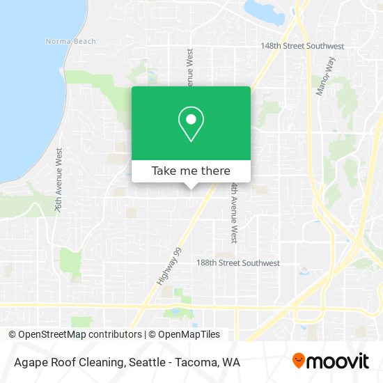 Agape Roof Cleaning map