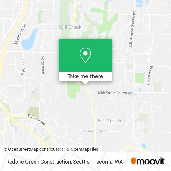 Redone Green Construction map