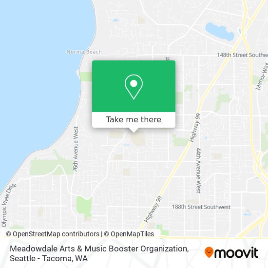 Meadowdale Arts & Music Booster Organization map