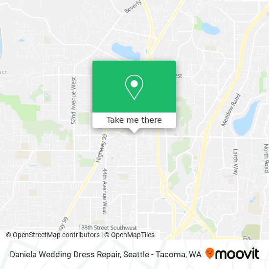 Daniela Wedding Dress Repair map