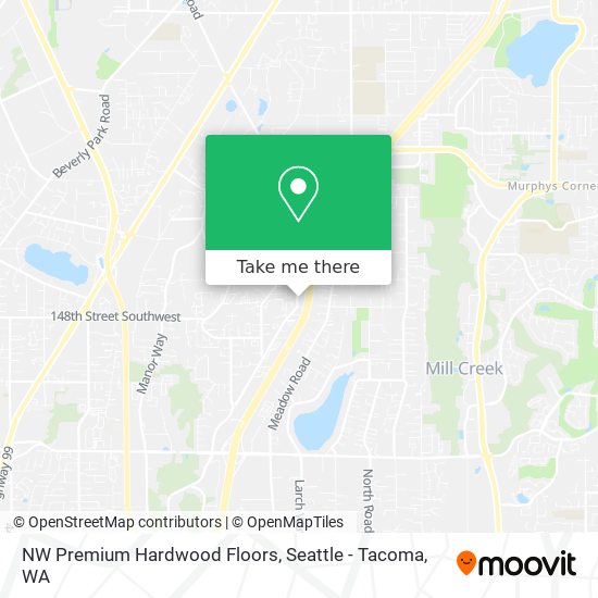 NW Premium Hardwood Floors map