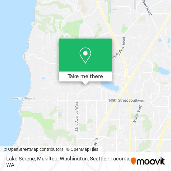 Mapa de Lake Serene, Mukilteo, Washington