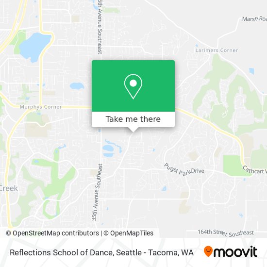 Mapa de Reflections School of Dance