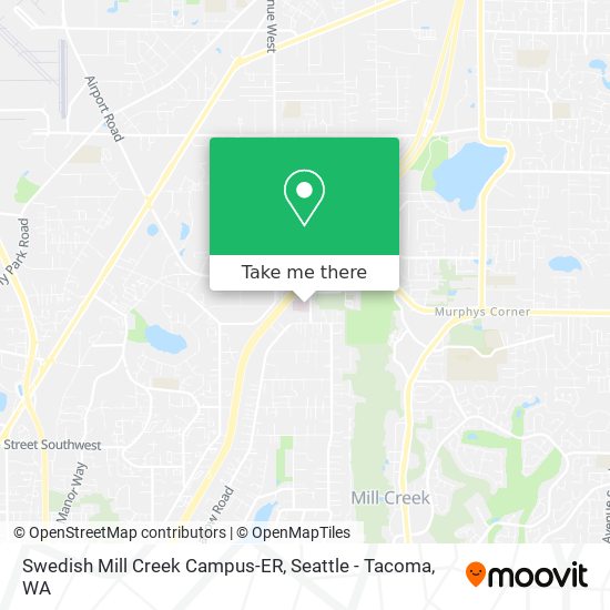 Mapa de Swedish Mill Creek Campus-ER