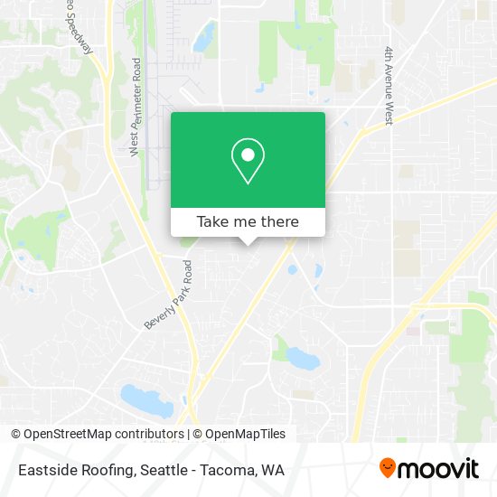 Mapa de Eastside Roofing