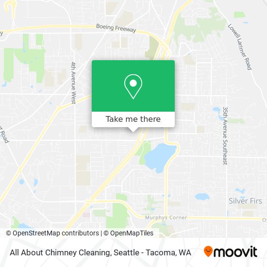 All About Chimney Cleaning map