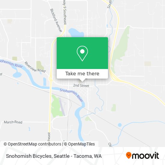 Mapa de Snohomish Bicycles