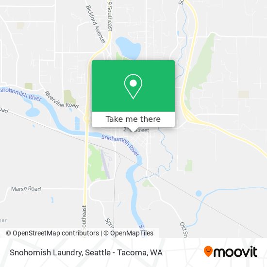 Mapa de Snohomish Laundry