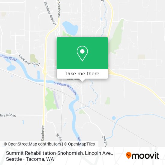 Mapa de Summit Rehabilitation-Snohomish, Lincoln Ave.