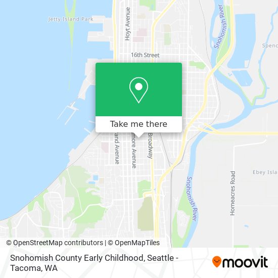 Snohomish County Early Childhood map