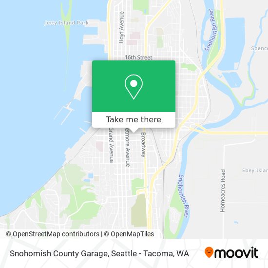 Mapa de Snohomish County Garage