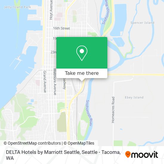 Mapa de DELTA Hotels by Marriott Seattle