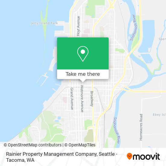 Rainier Property Management Company map