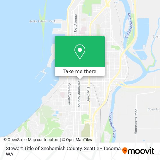 Stewart Title of Snohomish County map