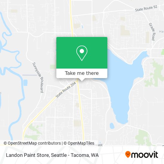 Mapa de Landon Paint Store