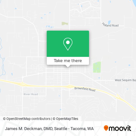 James M. Deckman, DMD map
