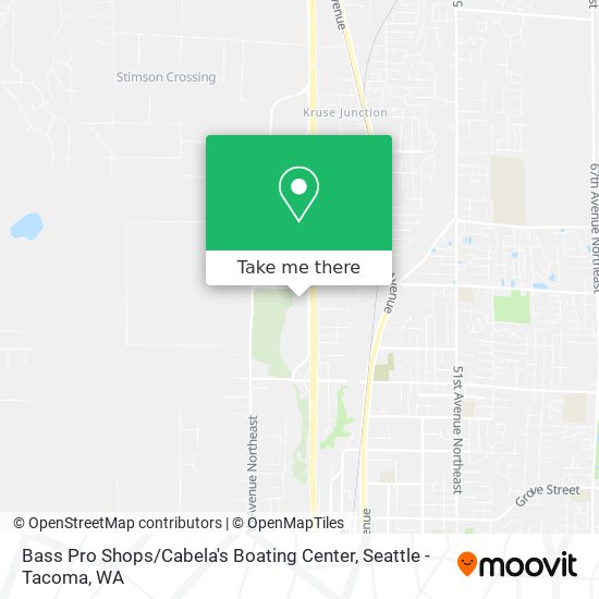 Mapa de Bass Pro Shops / Cabela's Boating Center