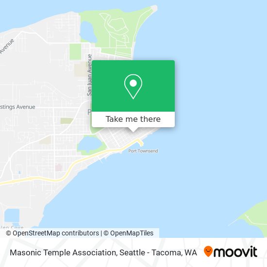 Masonic Temple Association map