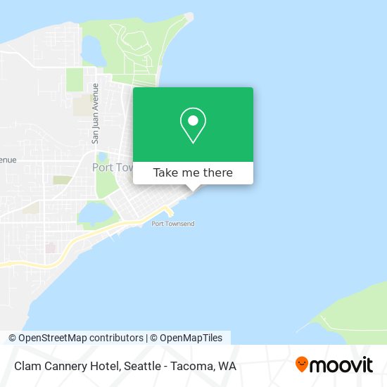 Clam Cannery Hotel map