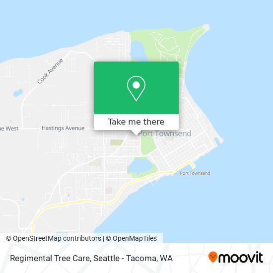 Regimental Tree Care map