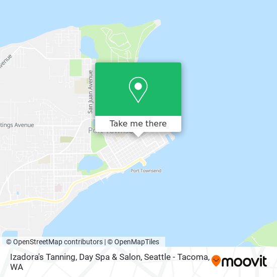 Mapa de Izadora's Tanning, Day Spa & Salon