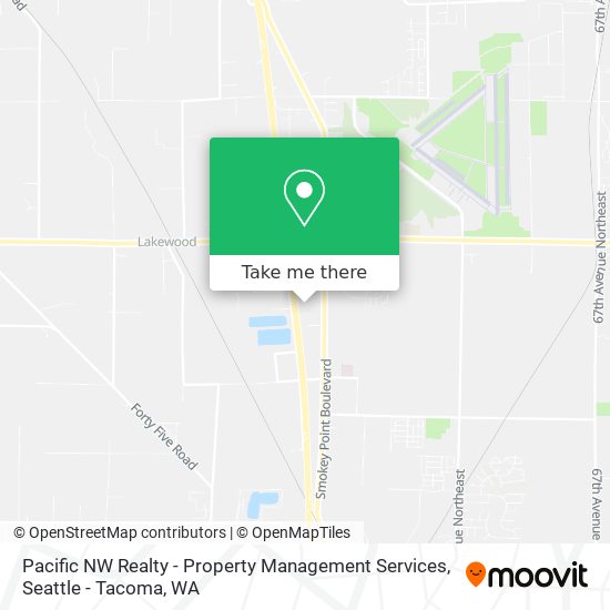 Mapa de Pacific NW Realty - Property Management Services