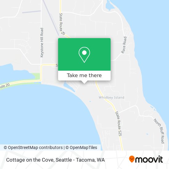 Cottage on the Cove map