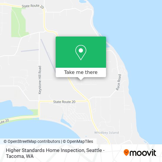Higher Standards Home Inspection map