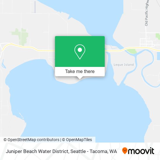 Mapa de Juniper Beach Water District