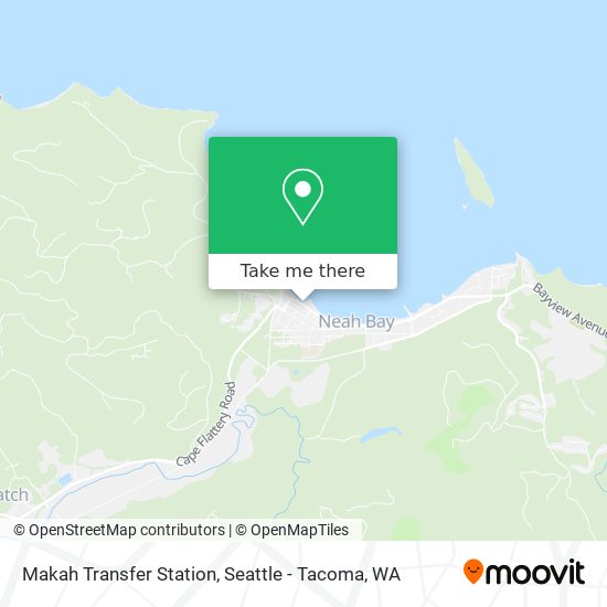 Mapa de Makah Transfer Station