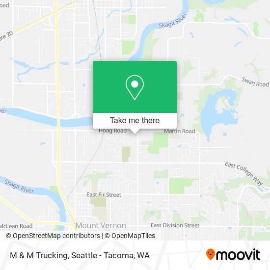 M & M Trucking map