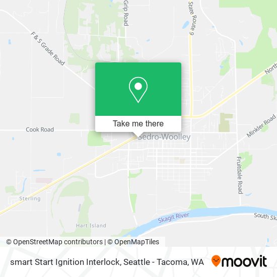 smart Start Ignition Interlock map