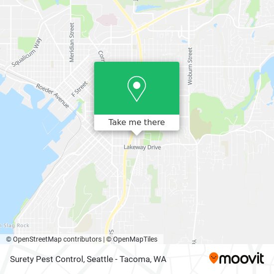Mapa de Surety Pest Control