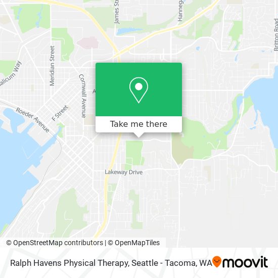 Ralph Havens Physical Therapy map