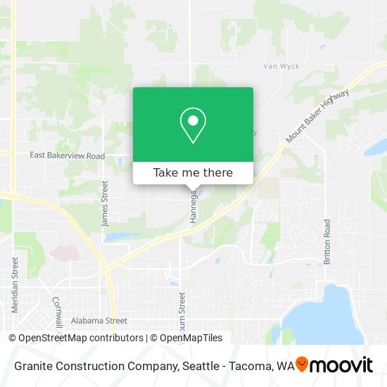 Mapa de Granite Construction Company