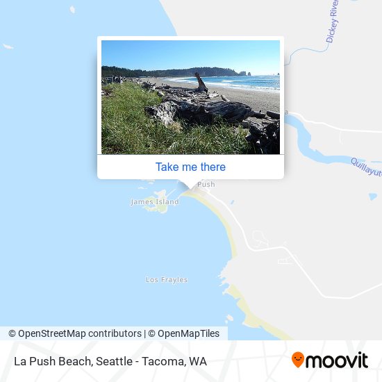 La Push Beach map