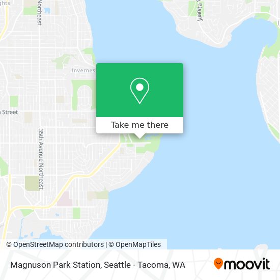 Magnuson Park Station map